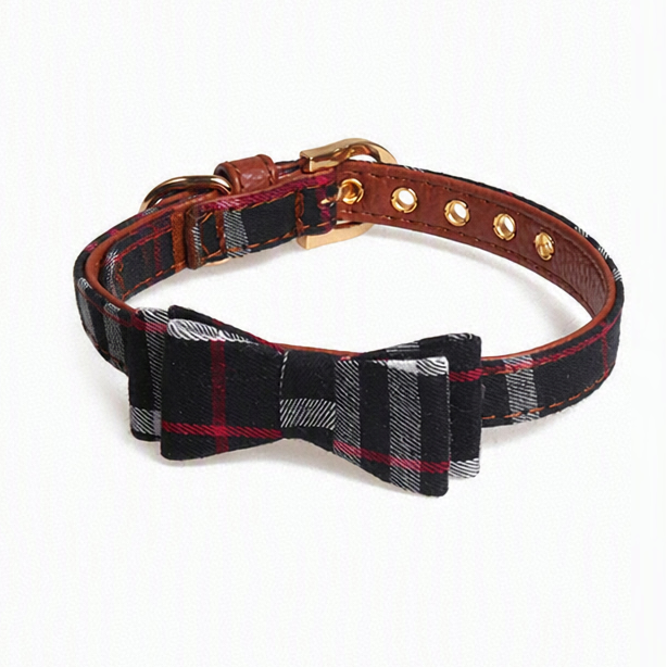 Halsband med rosette